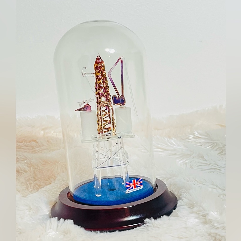 Mayflower Sealed in Bell Jar Hand Made, Limited Edition